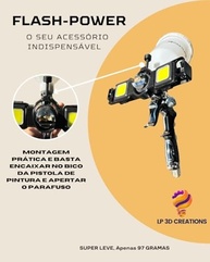 Luz LED Recarregável 3D Creations Flash-Power: Ilumine Sua Pintura com 1000 Lumens! - imagem 3