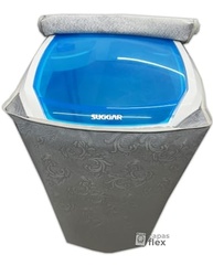 Capa Impermeável Flex para Tanquinho Suggar Lavamax Eco 16kg - Proteção Cinza Moderna - imagem 2