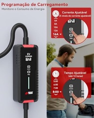Carregador Portátil EV Tipo 2 3.5KW 16A - Carregue seu Carro Elétrico com Segurança e Flexibilidade - imagem 4