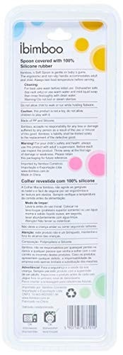 Colher de Silicone Flexível Ibimboo para Recém-Nascido - Segura, Macia e Livre de BPA - imagem 3