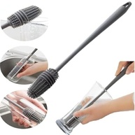 Escova de Silicone Flexível 360° para Limpeza Profunda de Garrafas, Mamadeiras e Copos - Design Ergonômico - imagem 4