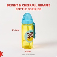 Garrafa Flip Zoo Girafa Skip Hop - Estilo e Segurança para Bebês - imagem 4