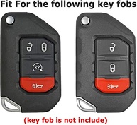 Tukellen Capa para Jeep Flip Key Fob Premium Macia Proteção Total Shell Chave - imagem 3