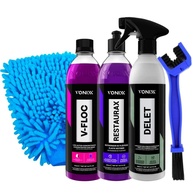 Kit Completo Vonixx: Limpeza e Restauração Automotiva Profissional com Delet, Restaurax e V-Floc - imagem 1