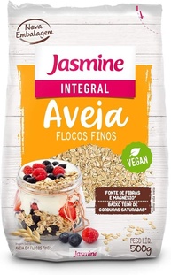 Jasmine Aveia Flocos Finos Integral 400g - imagem 1
