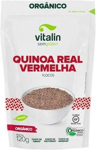 Vitalin Quinoa Real Flocos Orgânica Sem Glúten 120G - imagem 1