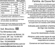 TUI ALIMENTOS Farinha De Couve Flôr - 200G - imagem 3