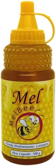 Mel Puro - Bisnaga 500 g - Apiário Melbee (Florada Laranjeira) - imagem 1