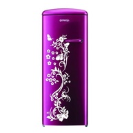 Adesivo Decorativo Floral com Borboletas - Transforme sua Parede ou Geladeira com Estilo! - imagem 5
