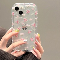 Capinha Floral Rosa com Glitter Samsung - imagem 3