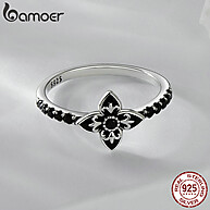 Anel de Prata 925 Bamoer: Elegância Floral - imagem 2