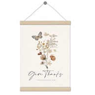 Pôster Decorativo Cristão com Moldura Boho - Versículos Bíblicos em Design Floral 30,5x40,6cm - imagem 2