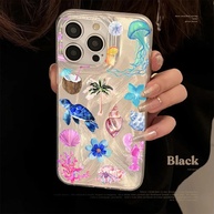 Capinha Xiaomi Mar Tropical: Tartaruga, Estrela e Flores - imagem 3