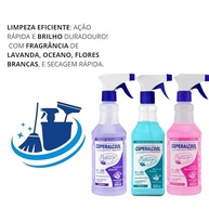 Kit 3 Coperalcool Segredos da Natureza - Oceano, Lavanda e Flores Brancas - Limpeza com Aromaterapia - imagem 3