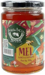 Mel Puro Flores Silvestre e Eucalipto 900g 100% Natural Dona Beia - imagem 1