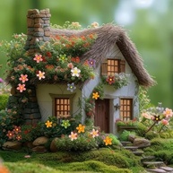 100 Peças de Flores em Miniatura em Micro Resina - Margaridas para Artesanato, Terrário e Decoração Zen - imagem 3