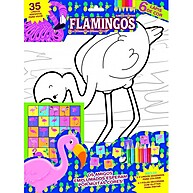 Floresta Encantada: Mega Colorindo Flamingos 🎨 - imagem 1