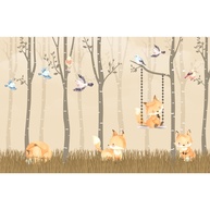 Floresta Encantada: Papel de Parede Personalizado - imagem 1