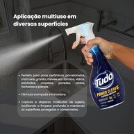 Flotador Multiuso Tudo Power Clean - Detergente, Desengordurante e Desengraxante 500ml - imagem 5