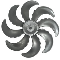 Hélice para Ventilador Wap Flow - 8 Pás Cinza | Alta Eficiência e Durabilidade - imagem 2