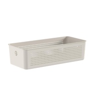Cesto Organizador Multiuso 4,5L Bege - Linha Flow | Armazenamento Elegante e Funcional - imagem 1