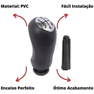 Manopla Câmbio Sandero Duster Logan Fluence Cromado - Toque de Estilo e Conforto - imagem 4