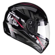 Capacete Fly F-9 HG City Fechado Moto Preto/Vermelho - Segurança e Estilo para Sua Pilotagem - imagem 1