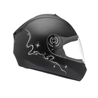 Capacete Moto Infantil Fly Young Belle Preto Fosco Prata - Segurança e Estilo para Pequenos Aventureiros - imagem 2