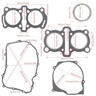 Kit Completo Juntas Motor FLYPIG para Honda CB400 CM400 - Reparo Essencial - imagem 3