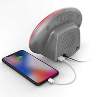 Rádio Despertador iHome FM com Luzes Coloridas, USB e Alarme Personalizável - imagem 4