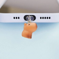 Capivara Fofa: Plug Anti-Poeira Para Celular - imagem 3