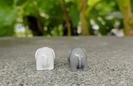 Kit Mini Elefante de Resina Branco e Cinza | Decoração Fofa e Significativa - imagem 5
