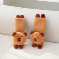 Kit 2 Capas de Cinto de Segurança Capivara Fofa - Conforto e Estilo para Seu Carro - imagem 5