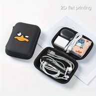 Estojo Organizador Fofo de Pato para Fones e Cabos - imagem 2