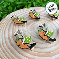 Prendedor de Páscoa Coelho: Decore com Fofura! - imagem 2