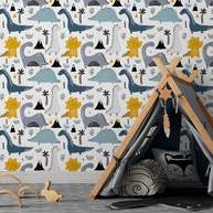 Papel de Parede Baby Dinos: Decore com Fofura! - imagem 2