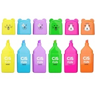 Marca Texto Mini Fun Cis: 6 Cores Neon e Fofura! - imagem 2