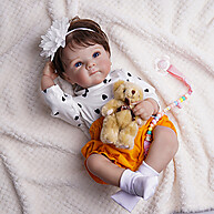 Boneca Reborn 48cm: Realismo e Fofura! - imagem 1