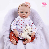 Boneca Reborn Corações Felizes: Realismo e Fofura! - imagem 2
