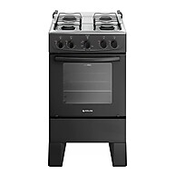 Fogão 4 Bocas Atlas Milão Preto – Potência e Design na Sua Cozinha - imagem 1