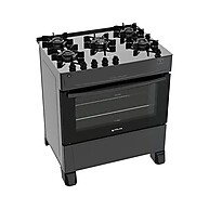 Fogão Atlas Monaco 5 Bocas: Potência e Design Premium - imagem 1
