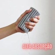 Esponja de Alta Absorção Ultra Seca Pia e Fogão 10X Mais Rápido - Limpa Vidros e Superfícies com Facilidade - imagem 4