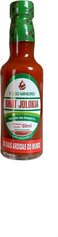 Molho Pimenta Bhutjolokia 60ml - Fogo Mineiro - imagem 1