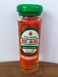 Pimenta Bhut Jolokia Pote Em Conserva 100ml - Fogo Mineiro - imagem 4
