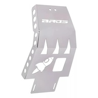 Protetor de Cárter Honda Bros 150/160 Cromado (Foguete) - Proteção e Estilo em Aço Inox - imagem 1
