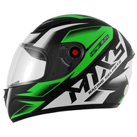 Capacete Moto Mixs Fokker Storm Fosco Verde - Segurança e Estilo para Sua Pilotagem - imagem 1