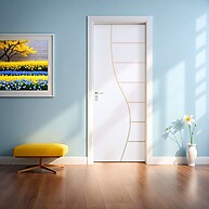 Folha de Porta Decorada 210x90cm Branco – Elegância e Qualidade - imagem 1