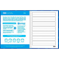 Caderno Neuro Tilibra Caligrafia Capa Dura 40 Folhas - imagem 2