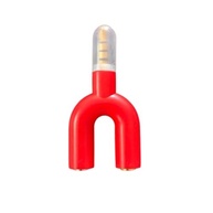 Adaptador P3 para Fone e Microfone: Conecte Tudo com Estilo Vermelho! - imagem 4