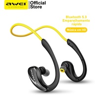 Fone Bluetooth Esportivo Awei A880BL: Água, Suor e Som Perfeito - imagem 1
